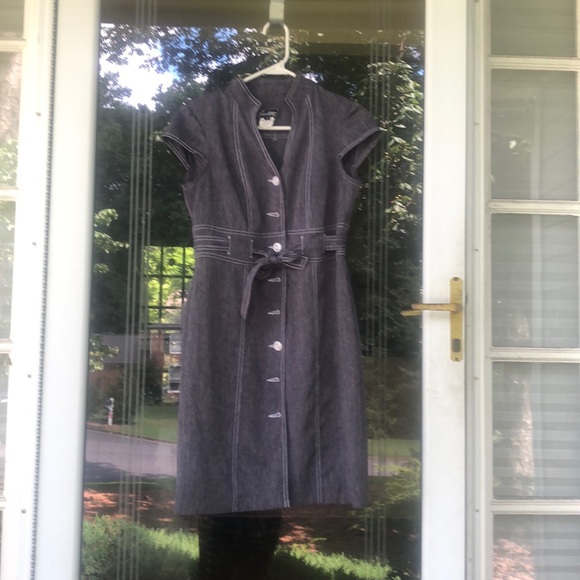 Jean button down dress - Picture 4 of 4